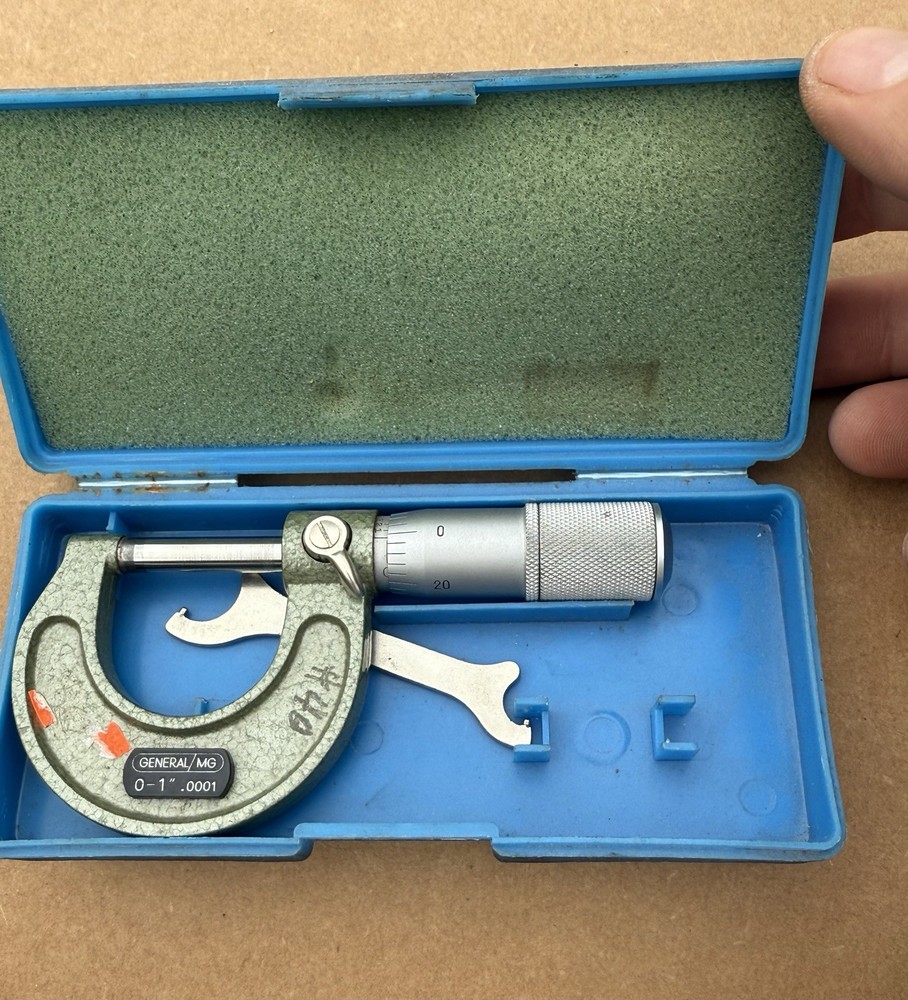 General MG 0-1" .0001" Micrometer