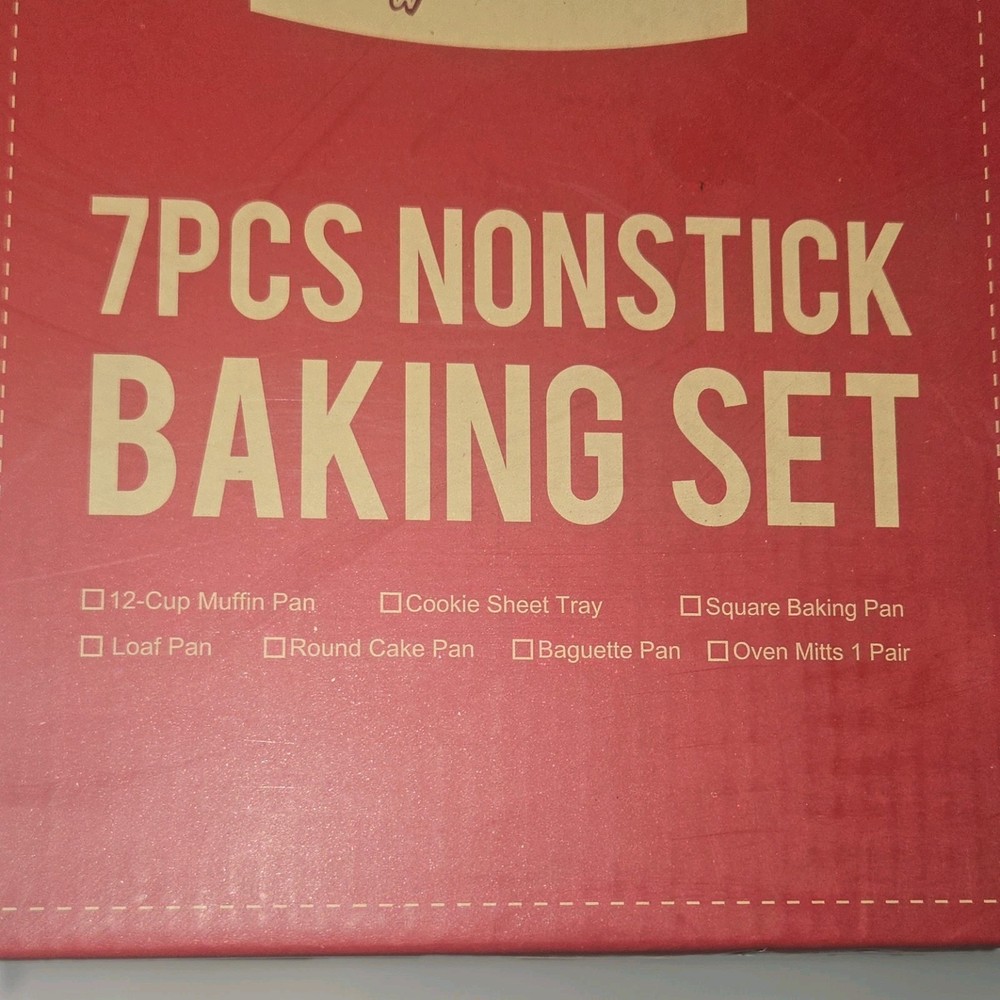 Kitessensu 7-Piece Nonstick Baking Set