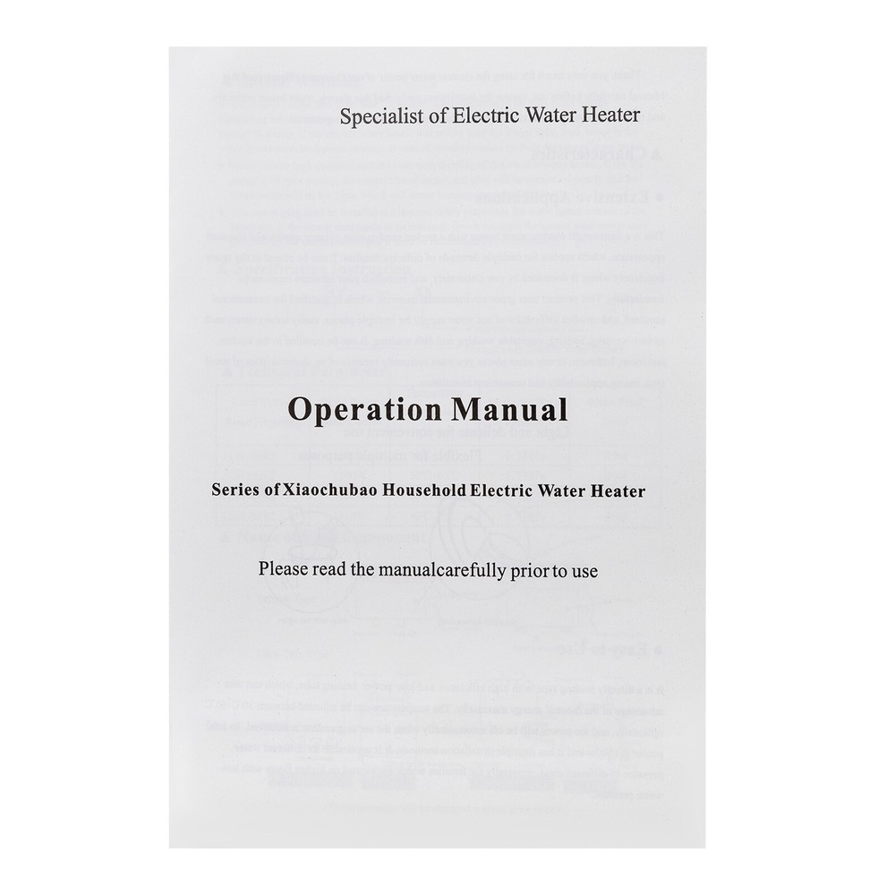 1.6Gal Electric Mini-Tank Water Heater Storage type Hot Water Heater Kitchen RVs
