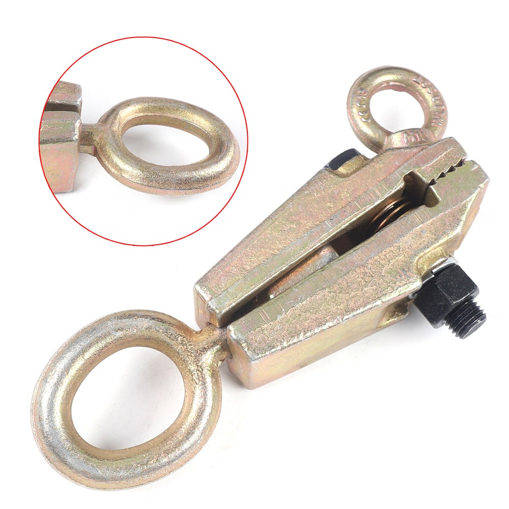 Auto Body Repair Pulling Fixture Pull Clamp Tool Self-Tightening Grip Frame Back