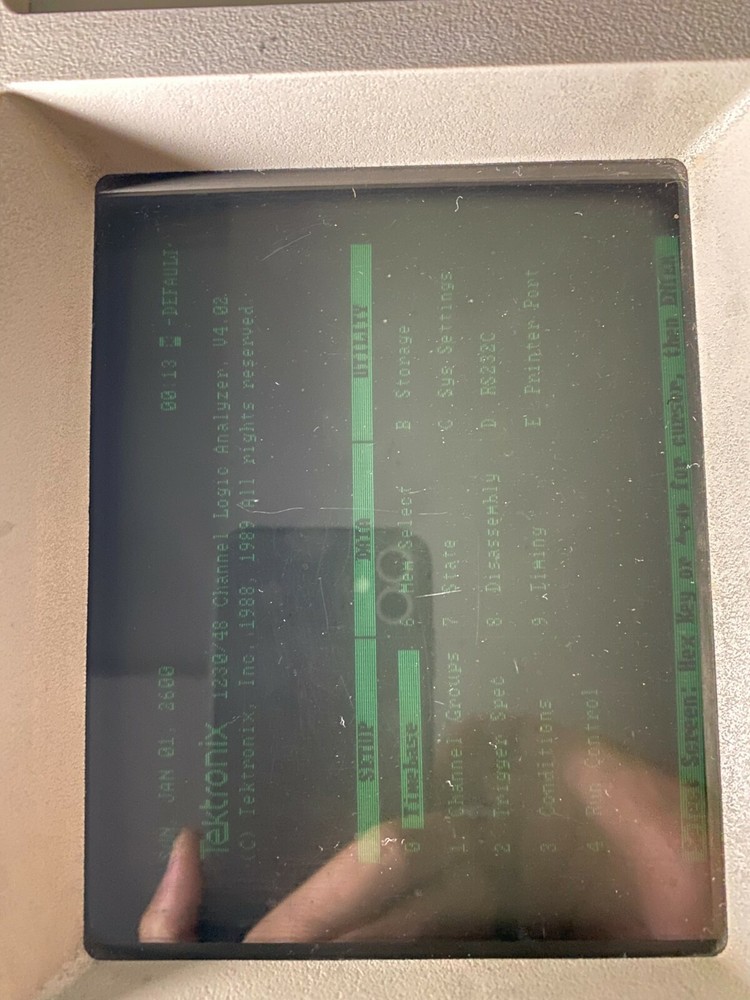 Tektronix 1230 Logic Analyzer Asynchronous Sampling