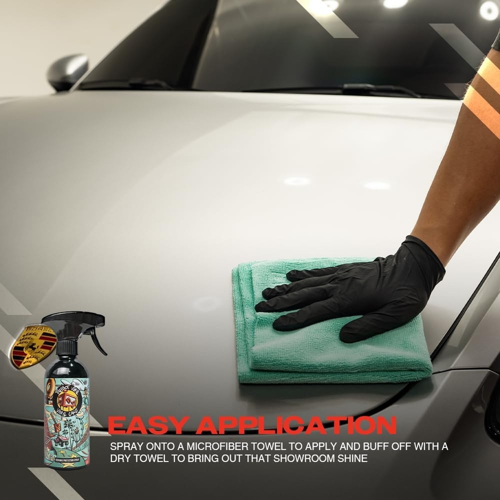Tinybot Ceramic Coating Spray - Hydrophobic - Safe for Paint, Gloss Vinyl Wra...