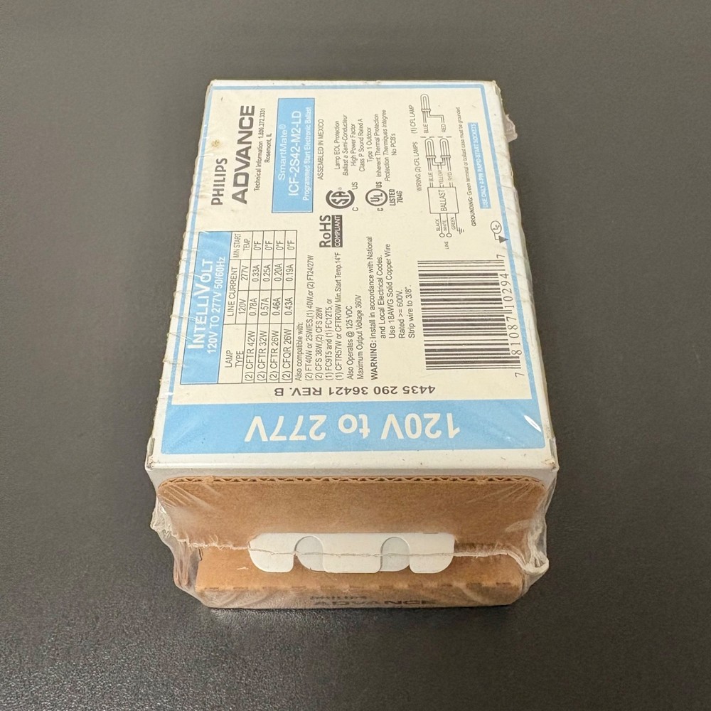 Philips Advance SmartMate ICF-2S42-M2-LD Programmed Start Electronic Ballast