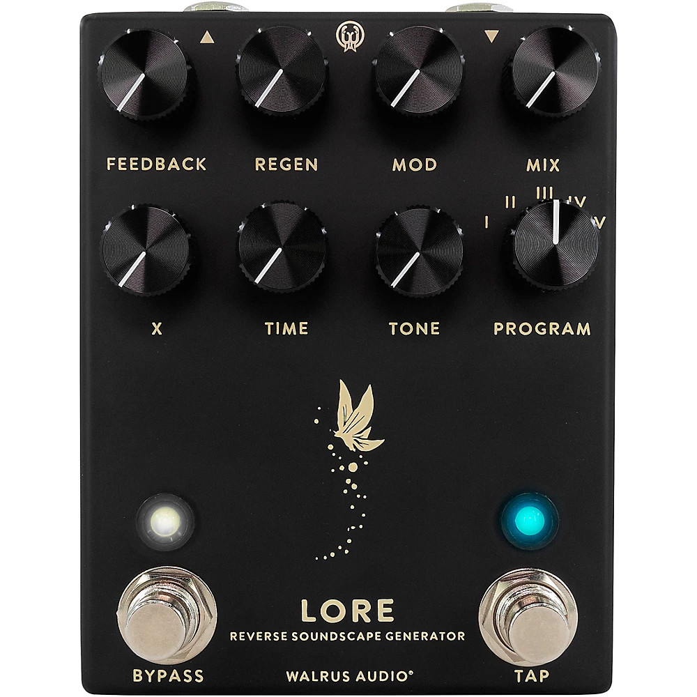 Walrus Audio Lore Reverse Soundscape Generator Effects Pedal Black
