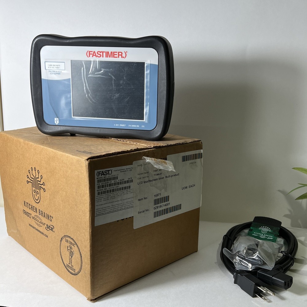 FASTIMER TT-500-DT LCD TouchScreen Timer  Programmed To A Restaurant