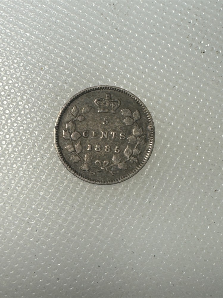 1885 Canada 5 Cent PG