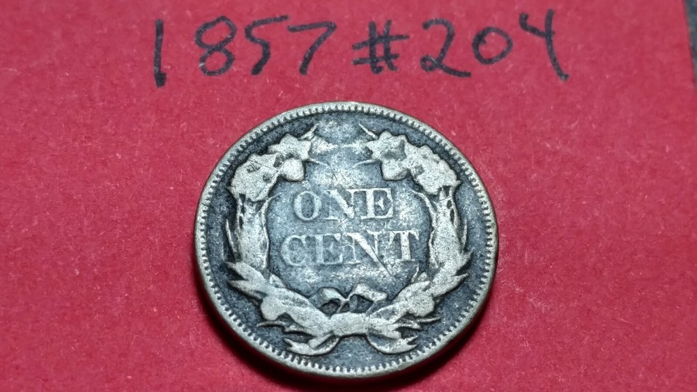1857 - US Flying Eagle Cent Penny #204