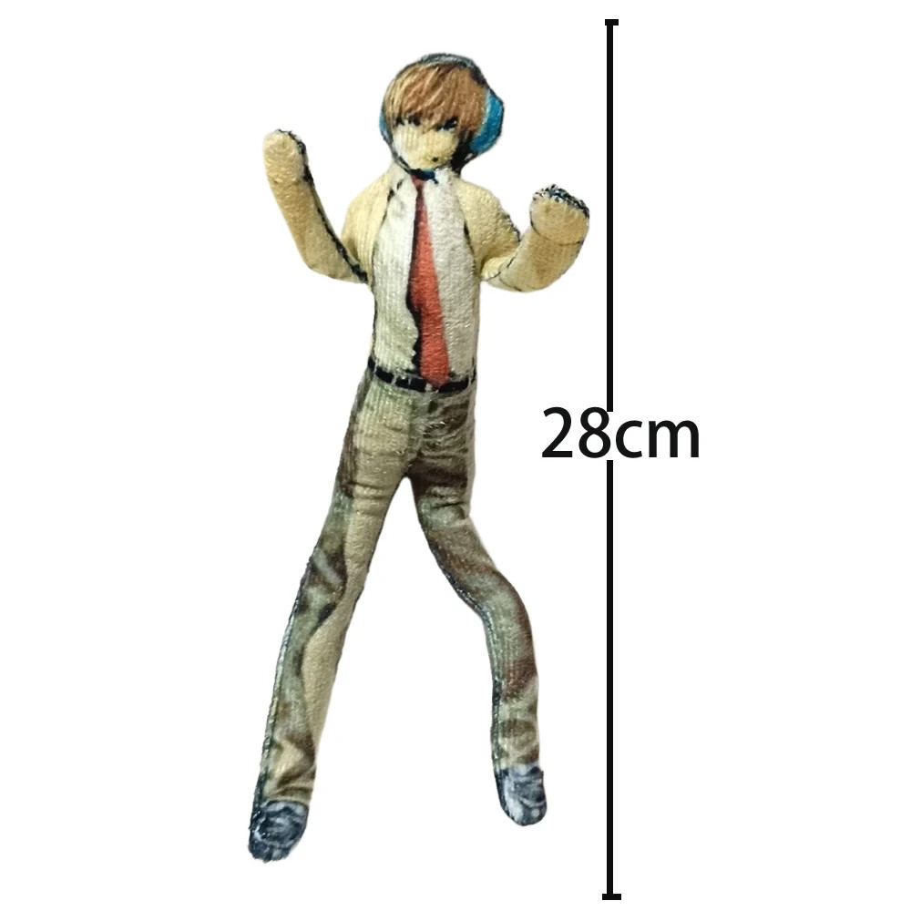 2 Pack Anime Light & L Plush 28cm – Twistable Stuffed Dolls Gift Decor