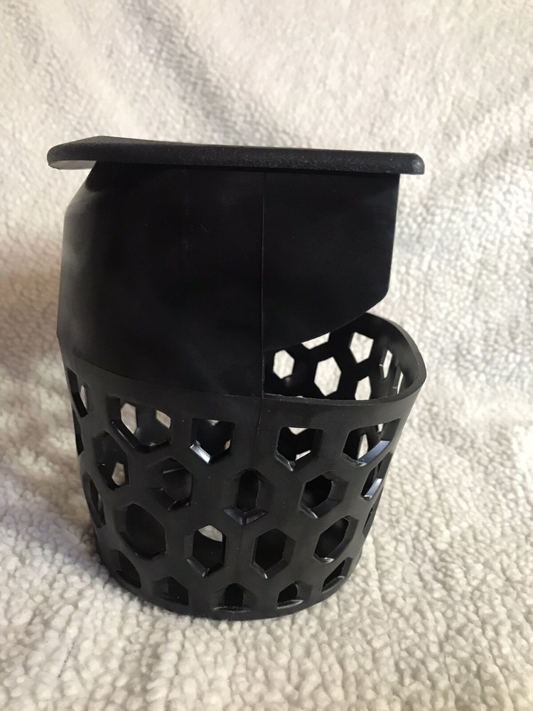 Plastic Web Pool Table Replacement Billiard Pockets, BLK. - Set of 6