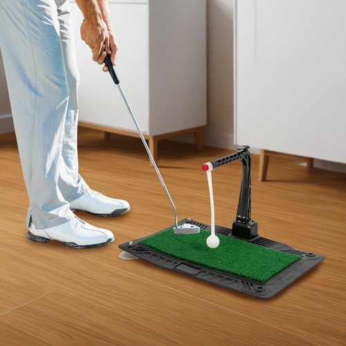 Height Adjustable Golf Swing Trainer Golf Swing & Hitting Training Base Device