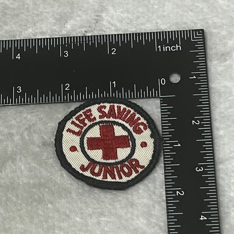 American Red Cross Life Saving Junior Vintage Patch BBX