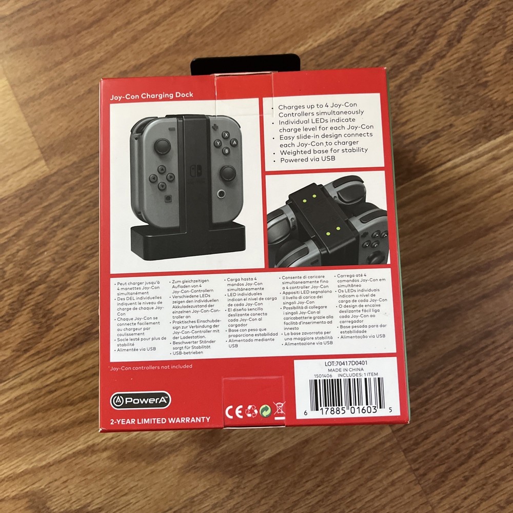 Nintendo Switch PowerA Joy-Con Controller Charging Dock Station