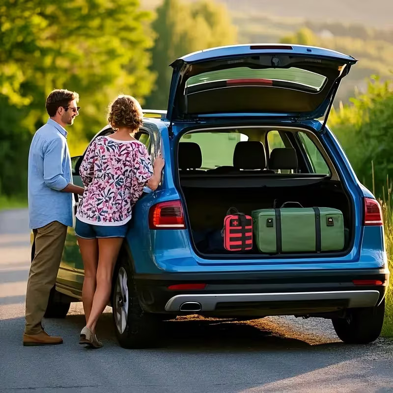 Portable First Aid Kit Survival Gear for Outdoor Drive Travel Camper Hiking Home