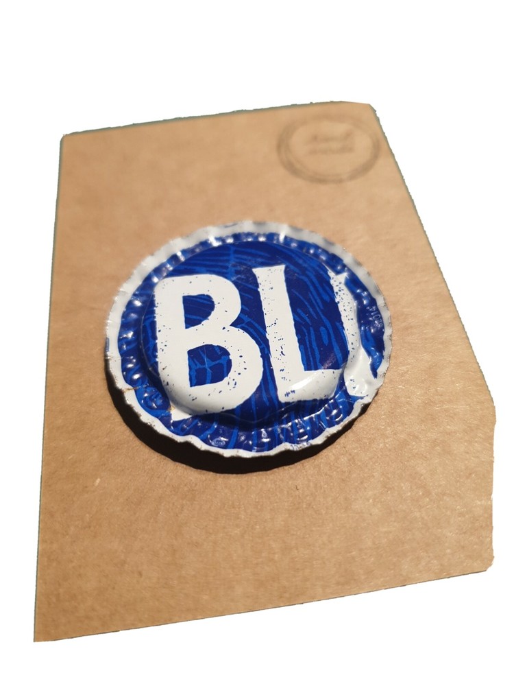 BOTTLE CAP FRIDGE MAGNET HOBGOBLIN BLUE