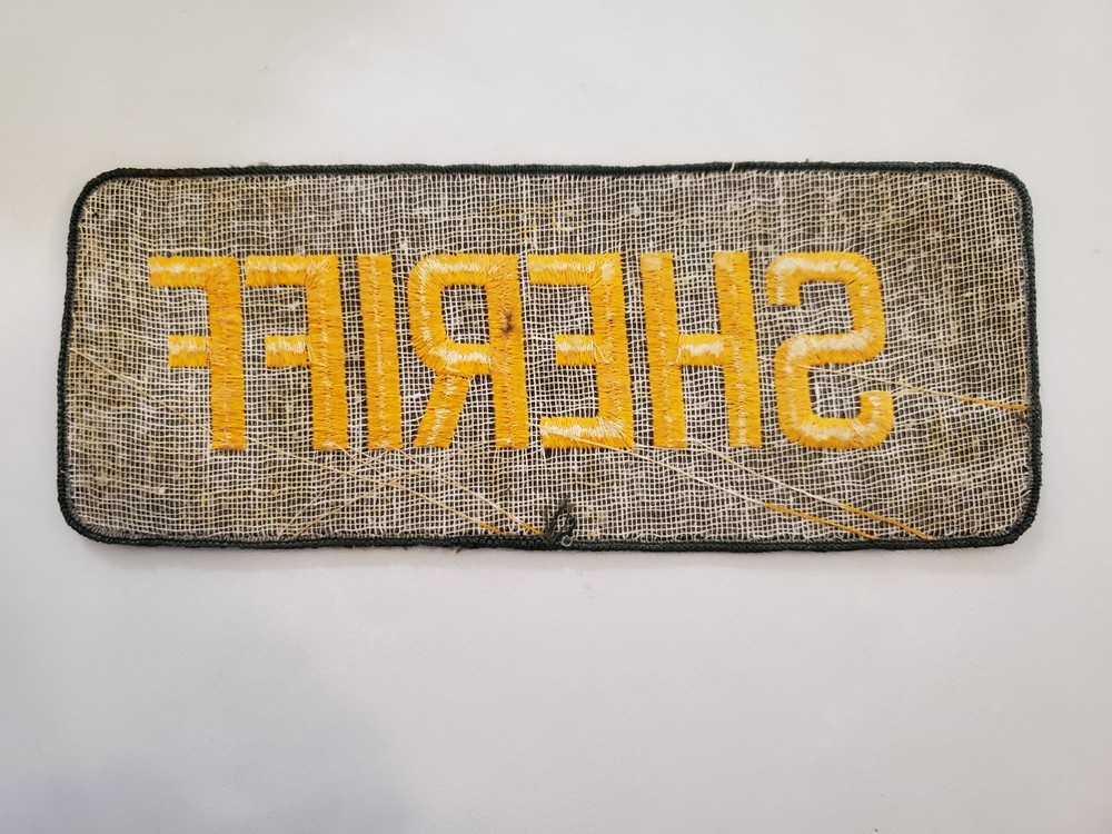 Vintage "SHERIFF" patch