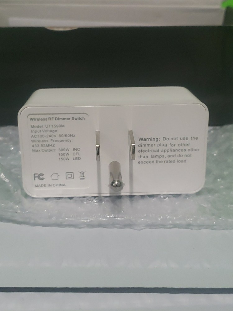 Plug in Dimmer Switch for Lamp with Timer, Remote Control Indoor Dimmer Switch