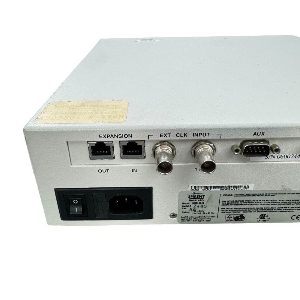 Spirent SmartBits 600 Performance Analysis System