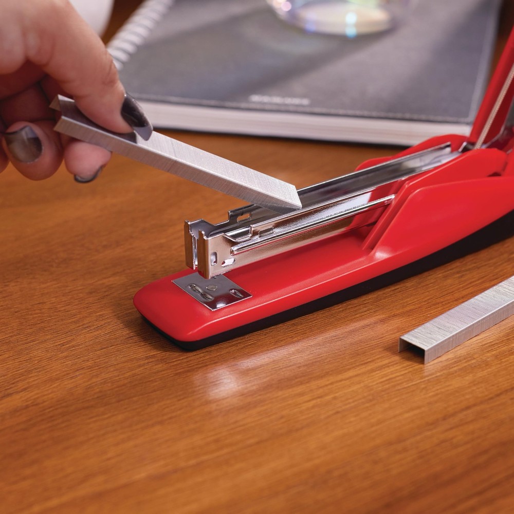 Stapler, 20 Sheet Capacity, 545 Desktop Stapler, Rio Red (S7054510)