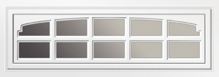 CHARLESTON 608 CHOCOLATE Replacement Window Inserts/LONG Panel IDEAL Garage Door