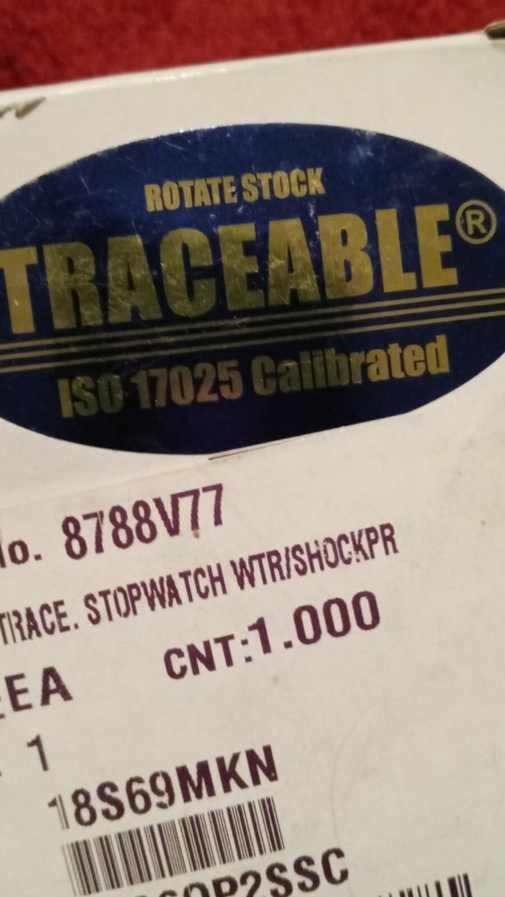Thomas ScientificTraceable Stopwatch, Model, ISO-17025 Calibrated