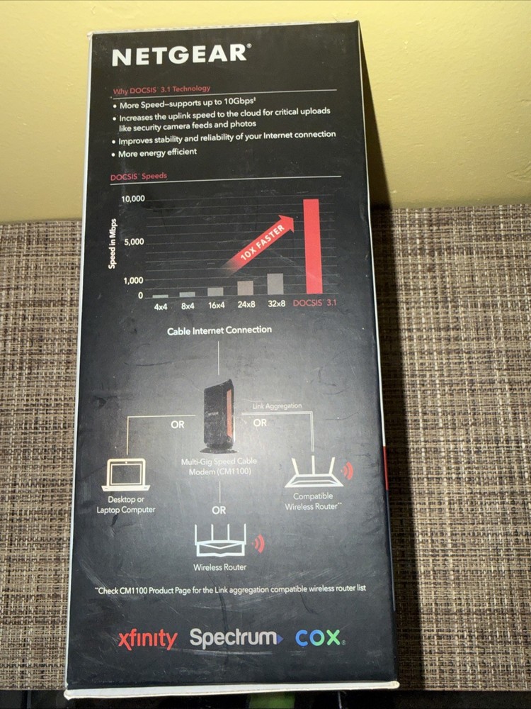 NETGEAR Nighthawk CM1100 Cable Modem