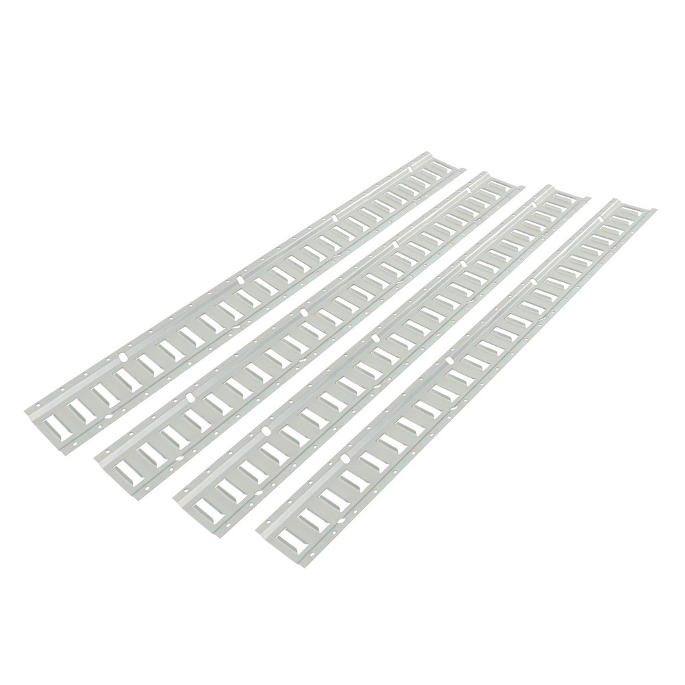 Labwork 4 Pack 4' E Track Tie Down Rail Kit Galvanized Steel