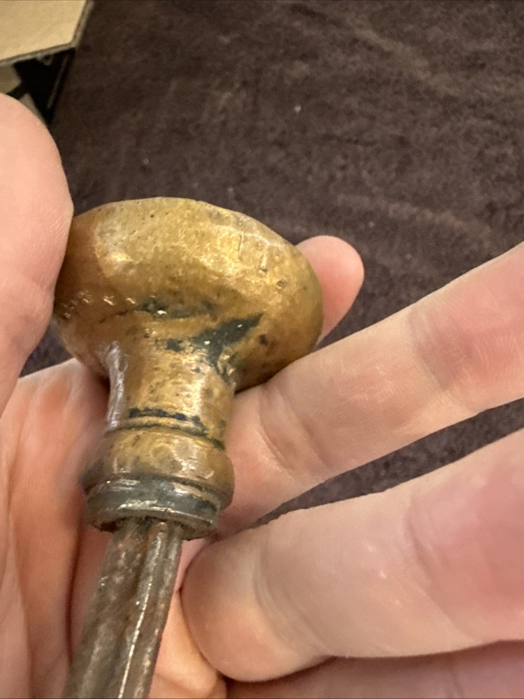 Antique heavy Solid Brass Doorknob