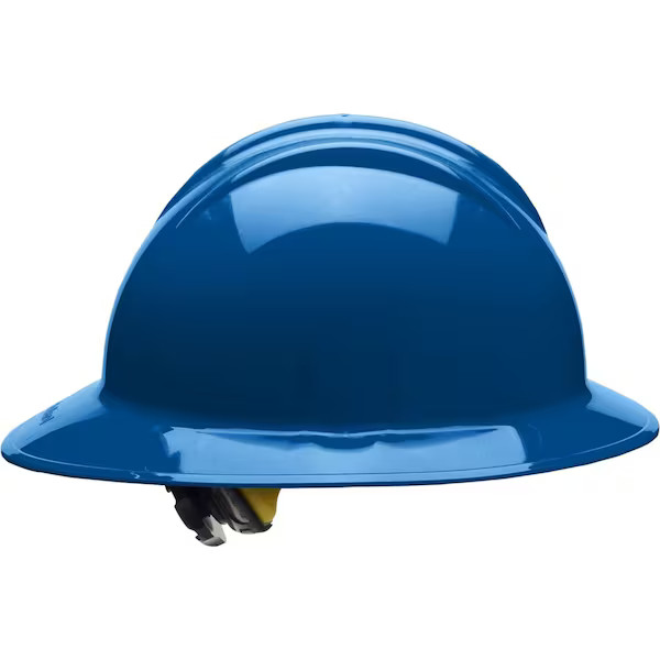 Hard Hat, Classic, Polyethylene, 6 Point Ratchet, Type 1, Class E, Blue