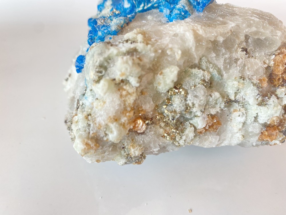 Afghanite crystal With Calcite And Pyrite
