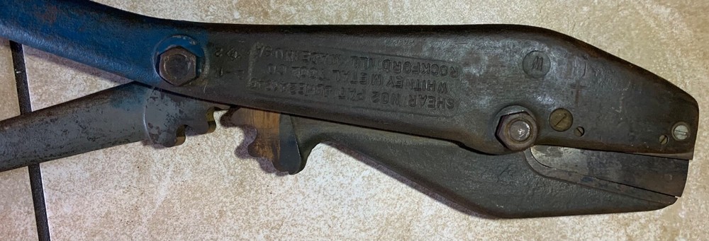 ANTIQUE 1943 Whitney Tool Co. Shear N-2