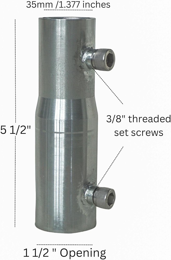 Starlink Pole Mount Adapter Tube Pipe Fitting Satellite Dish Internet