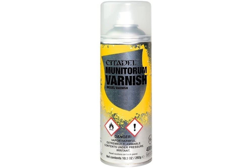 Games Workshop Citadel Munitorum Varnish Spray Paint 9.9oz