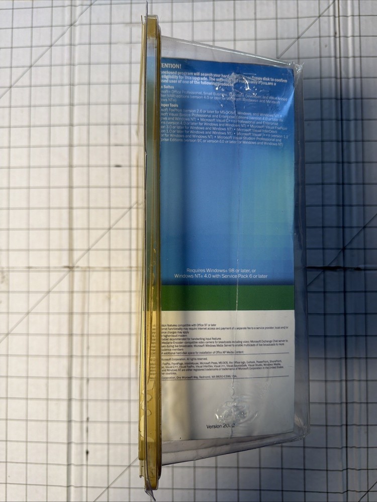 Microsoft Office XP Developer 2002 Version Product Key Code NOS Sealed