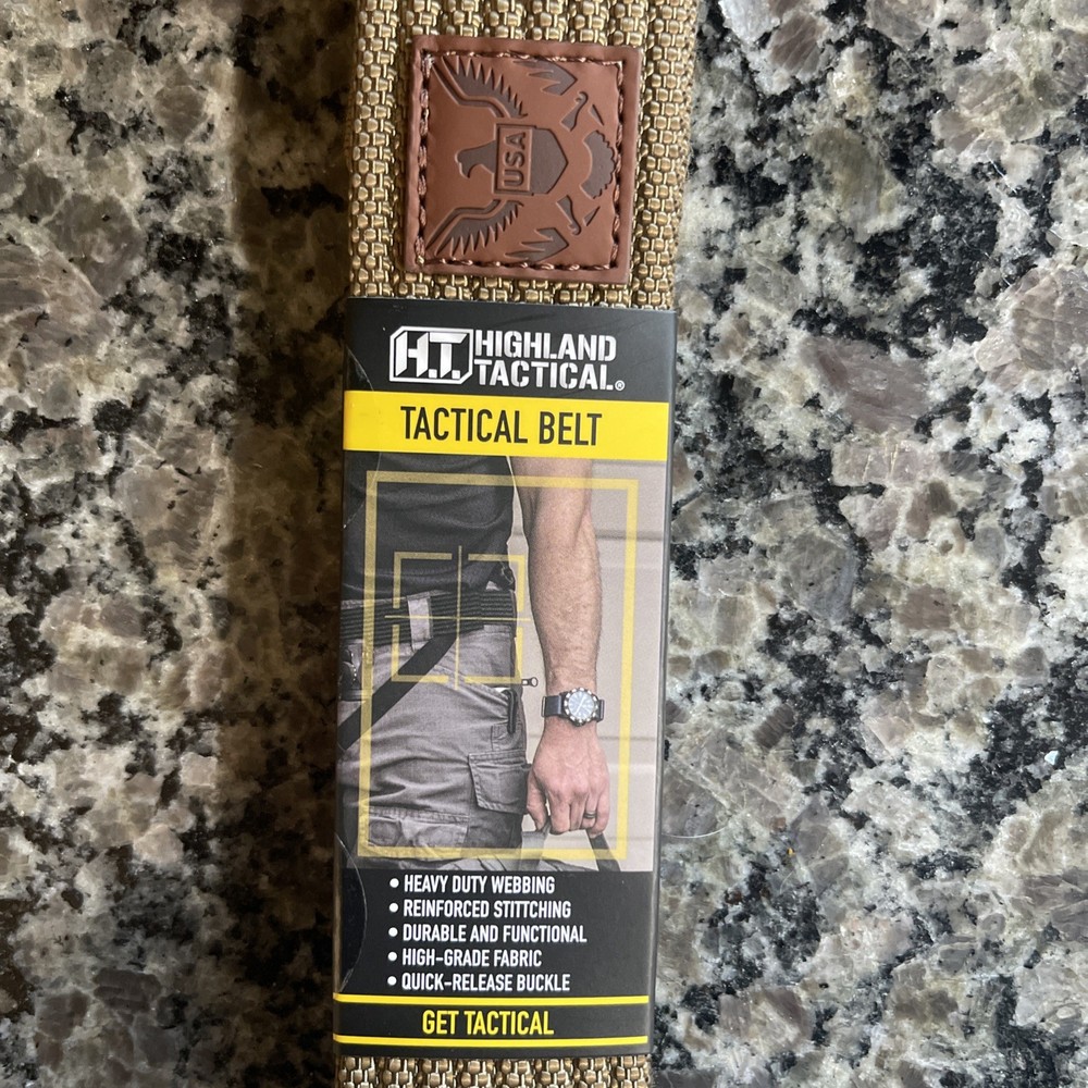 Highland Tactical HT Tactical Belt - Desert