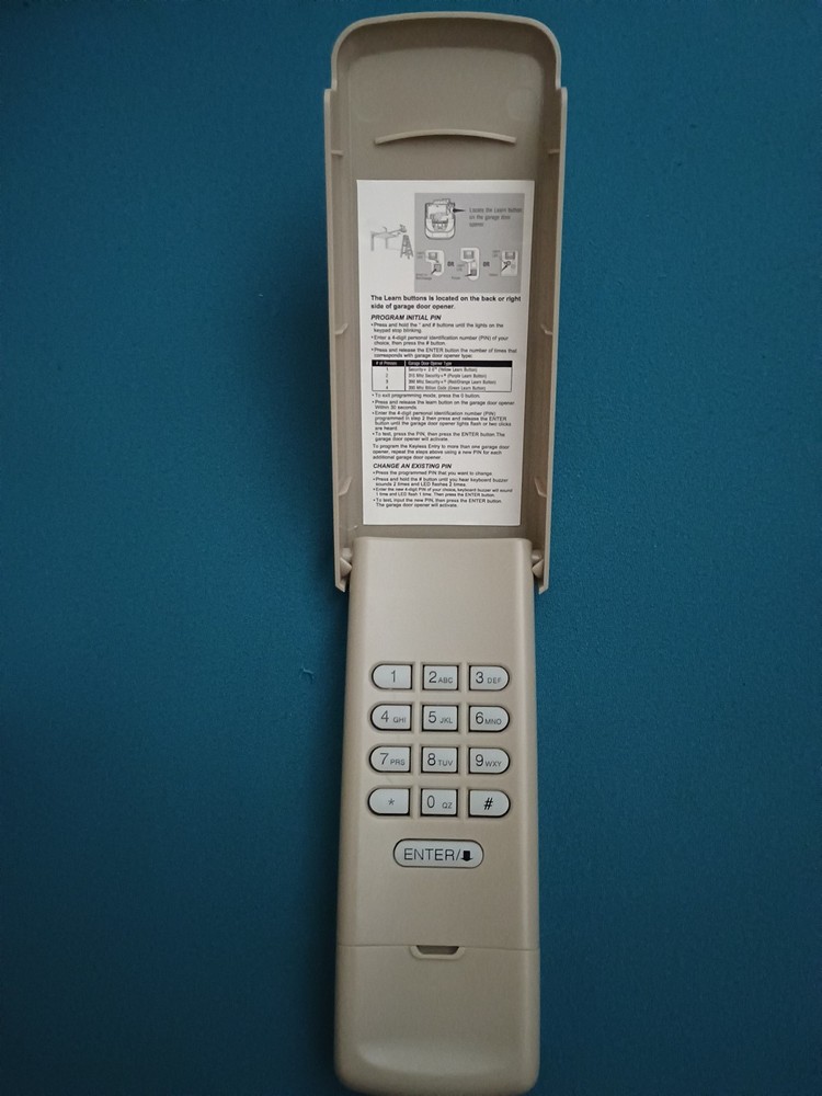 Universal Garage Door Wireless Keypad