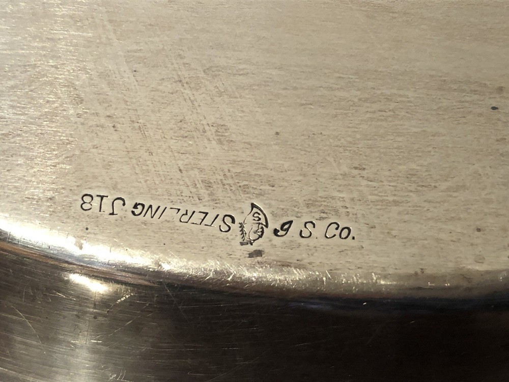 ANTIQUE STERLING SILVER PLATTER /BOWL