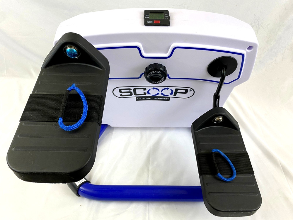 Scoop Lateral Trainer Recumbent Sit Down Exercise Helix Machine White - SC100