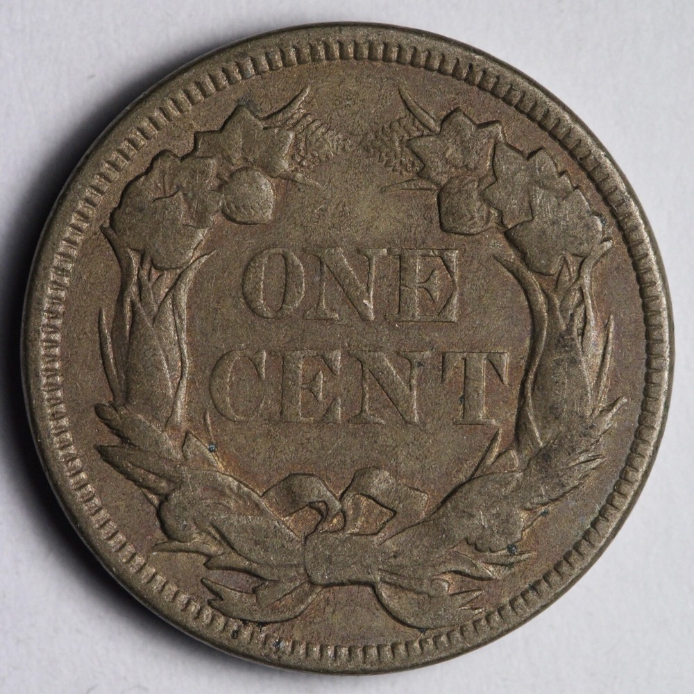 1857 Flying Eagle Cent Penny VF+ E111 JKANY