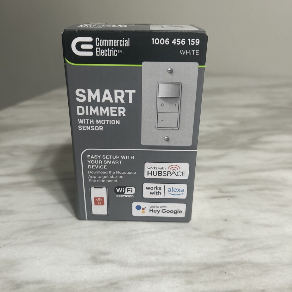 Commercial Electric Smart Dimmer 1006 456 159 With Motion Sensor