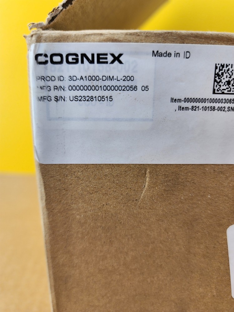NEW COGNEX 3D-A1000-DIM-L 200 3D Dimensioning System
