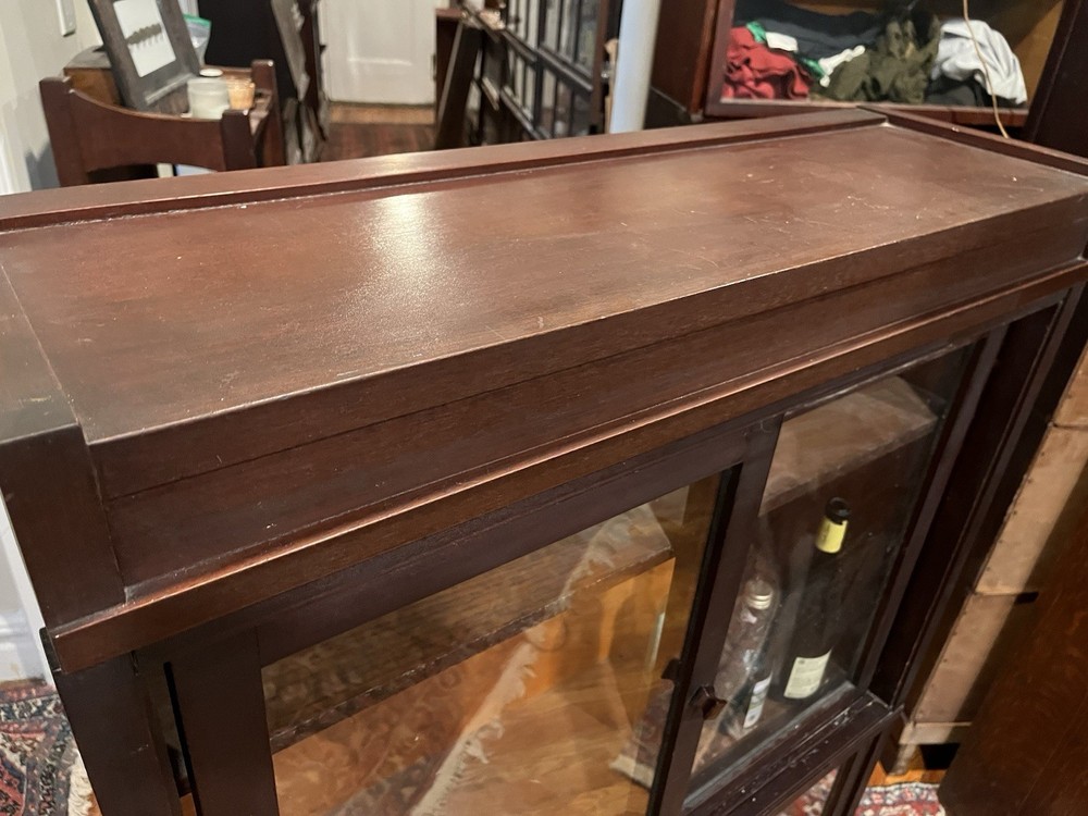 Beautiful Stacking Barrister Bookcase Sliding Horizontal Door.