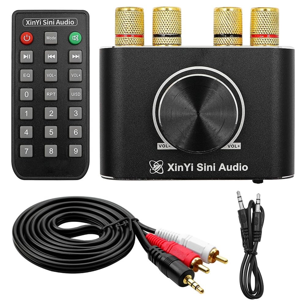 Remote Control HIFI Bluetooth 5.1 Amplifier board Class D 15Wx2 two-channels Ste