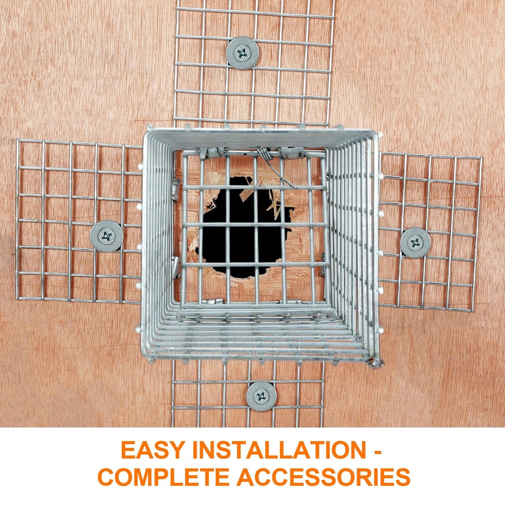 Humane Squirrel Excluder for Attics and Chimneys - Complete Installation Kit