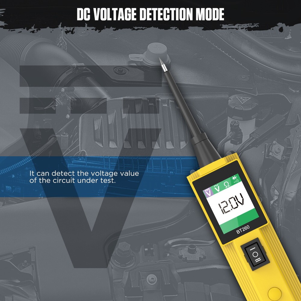 Electrical 24V 12V Car Circuit Tester Probe Kit DC AC Diode Alternator Analyzer
