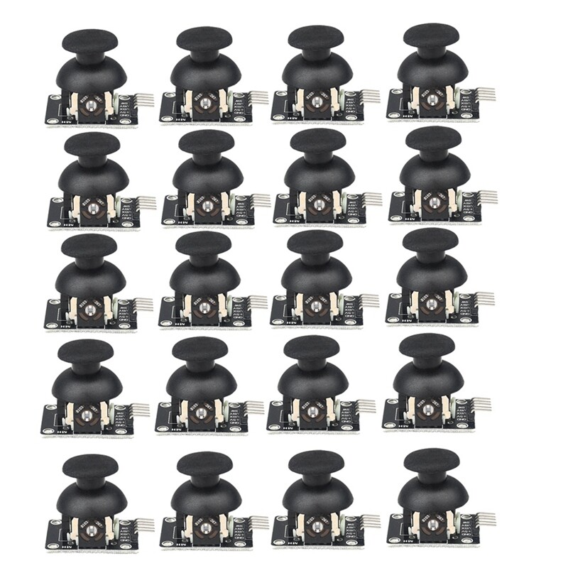 20pcs Joystick Module for, Two-Axis XY Module for PS2 Joystick Control3974-