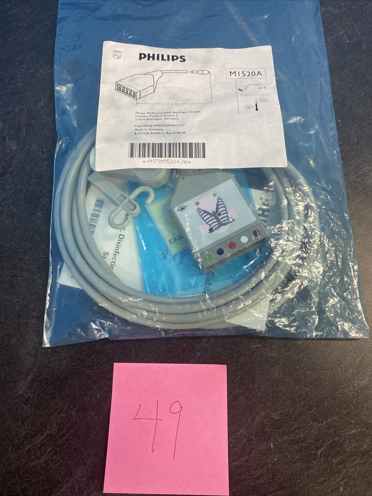 Philips M1520A ECG Trunk Cable
