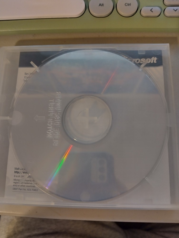 Microsoft Encarta 98 Encyclopedia Single Disc Edition CD-ROM PC