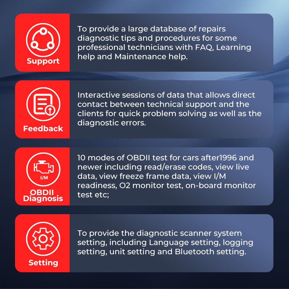 BOSSCOMM iTouch 880 OBD2 Scanner Diagnostic Tool Fuel Injector Coding Service