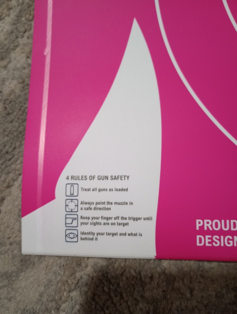 25 Pack Paper Shooting Target for Gun Range, Practice