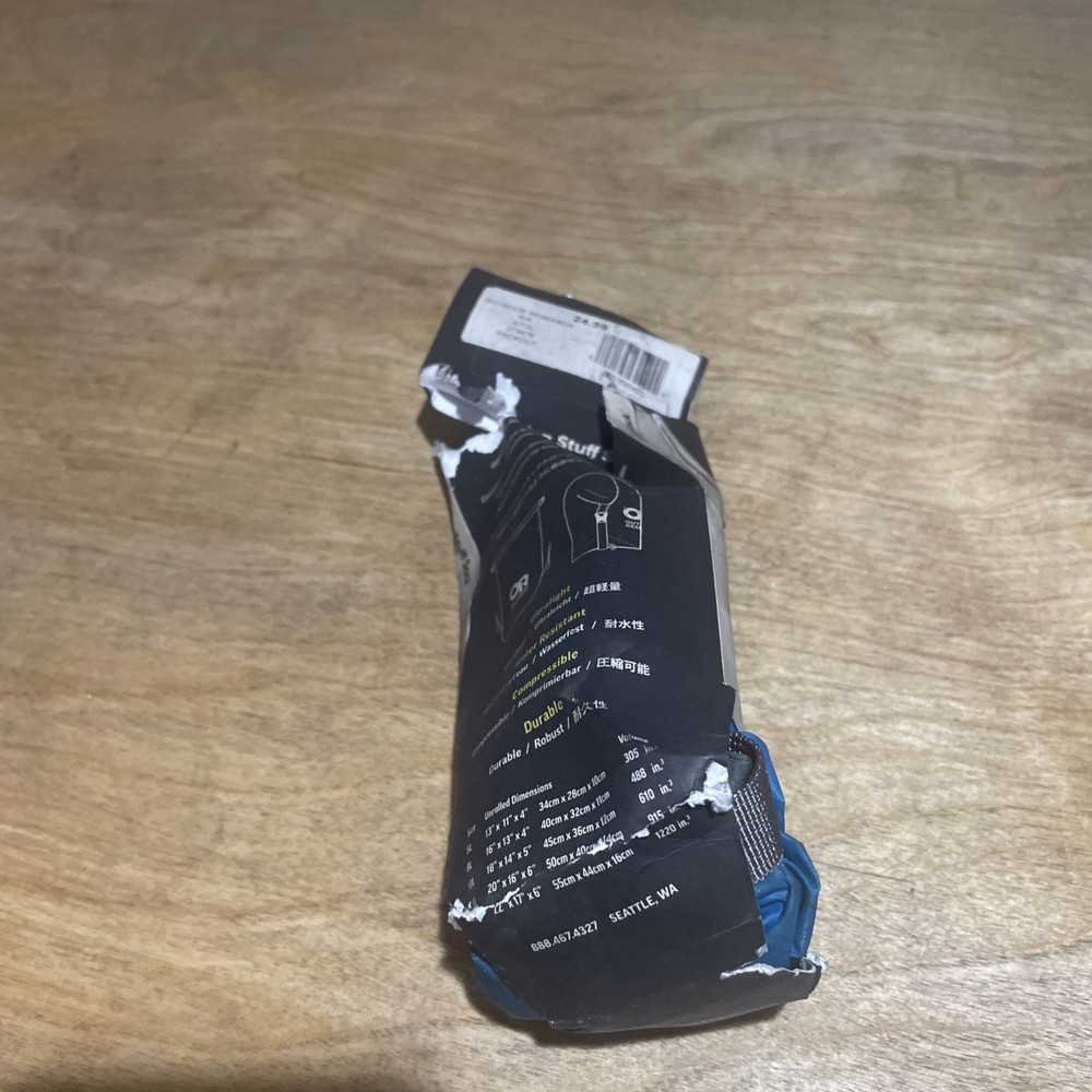 Outdoor Research 8 L Blue Compression Stuff Sack